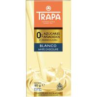 TRAPA txokolate zuria % 0 azukrerik gabe, tableta 90 g TRAPA txokolate zuria % 0 azukrerik gabe, tableta 90 g