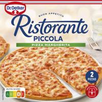 Pizza piccola margherita DR OETKER RISTORANTE, 2 uds, caja 270 g