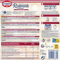 Pizza piccola salame DR OETKER RISTORANTE, 2 uds, caja 282 g