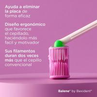 Cepillo de dientes junior color rosa Balene BEXIDENT, 1 ud