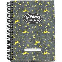 Agenda escolar, tamaño A5, semana vista, tapa polipropileno estampada OCEAN'S WAVE Agenda escolar, tamaño A5, semana vista, tapa polipropileno estampada OCEAN'S WAVE