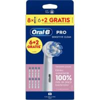 Recambio cepillo dental sensitive ORAL B, 6+2 uds Recambio cepillo dental sensitive ORAL B, 6+2 uds