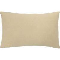 Cojín amarillo con flores bordadas, funda extraíble KASA, 30x50 cm