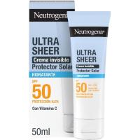 Crema solar facial Hidra SPF50 NEUTRÓGENA U. SHEER, tubo 50 ml Crema solar facial Hidra SPF50 NEUTRÓGENA U. SHEER, tubo 50 ml