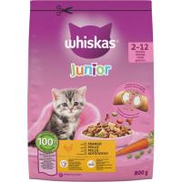 Alimento de pollo para gato junior WHISKAS, bolsa 800 g Alimento de pollo para gato junior WHISKAS, bolsa 800 g