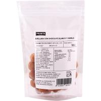 Avellana recubierta de choco blanco-canela PRUNITA, bolsa 125 g