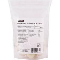 Fresa deshid. recubierta de choco blanco PRUNITA, bolsa 150 g