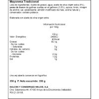 Mayonesa HELIOS, frasco 356 ml