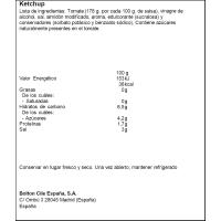 Ketchup cero PRIMA, bote 460 g