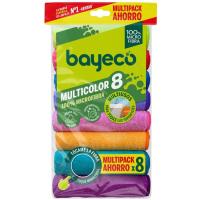 Bayeta microfibra varios colores BAYECO, pack 8 uds Bayeta microfibra varios colores BAYECO, pack 8 uds