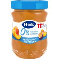 Confitura de melocotón y maracuyá 0% HERO, frasco 280 g