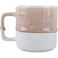 Taza Reactive rosa con texto Dream Big, Ø8,5x12 cm KASA, 300 ml