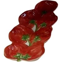 Fuente con forma de tomate KASA, 3,5x15x31 cm