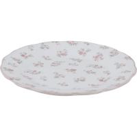 Plato de postre de flores rosas KASA, Ø19 cm