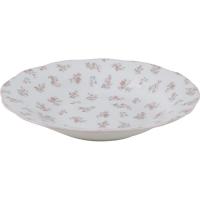 Plato hondo de flores rosas KASA, Ø22 cm