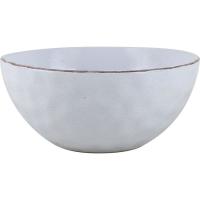 Bol blanco de muescas KASA, 6,5x15x15 cm