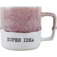 KASA Reactive katilu arrosa Super Idea testuarekin, Ø8,5x12 cm, 300 ml