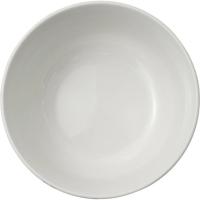 Bol blanco con flores de colores, gres, Ø13,7x6,5 cm KASA, 530 ml