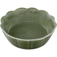 Bol ancho verde vintaje KASA, 5x15,5x15x5 cm