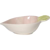 Cuenco en gres rosa con forma de Nabo, 20,5x17x4,8 cm KASA, 350 ml