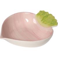 Cuenco en gres rosa con forma de Nabo, 20,5x17x4,8 cm KASA, 350 ml