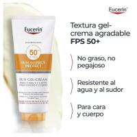 Protector solar en gel SPF50+ alergia solar EUCERIN, tubo 200 ml