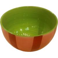 Bol de rayas Sandía KASA, 6,5x12x12 cm