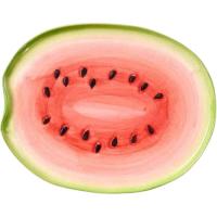 Fuente con forma de Sandía KASA, 1,5x19,5x25 cm