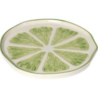 Fuente con forma de limón KASA, 1,5x18x18,5 cm