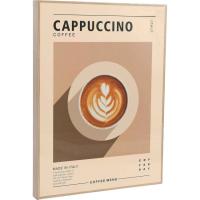 Cuadro decorativo Cappuccino Coffee KASA, 30x40x3 cm