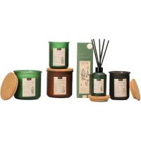 Vela Restore en vaso verde con tapa, berbena, Ø8x10 cm, Apothecary KASA, 220 gr