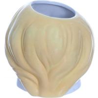 Jarrón de cerámica, mujer de pelo rubio KASA, 11,7x10x12 cm