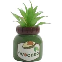 Planta artificial en maceta de cerámica verde Avocado KASA, Ø8,9x16,5 cm
