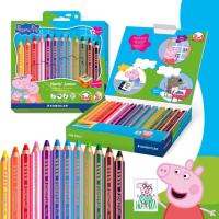 Estuche de cartón lápices Peppa Pig STAEDTLER, 12 colores+ afilalápices.