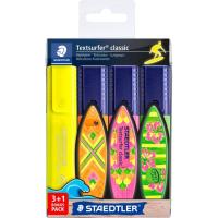 Marcador fluorescente multicolor Textsurfer Classic STAEDTLER, pack 4 uds Marcador fluorescente multicolor Textsurfer Classic STAEDTLER, pack 4 uds