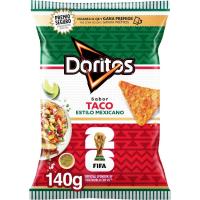 Snack sabor taco estilo mexicano DORITOS, bolsa 140 g Snack sabor taco estilo mexicano DORITOS, bolsa 140 g