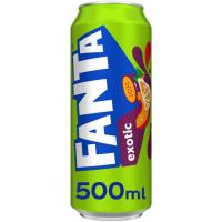 Refresco exotic FANTA, lata 50 cl