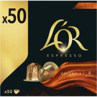 Café Colombia sistema Nespresso L'OR, caja 50 uds