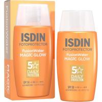 Fotoprotector fusion water magic glow SPF50 ISDIN, bote 50 ml