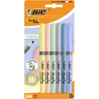 Marcadores Fluorescentes Grip Pastel BIC, 6 uds Marcadores Fluorescentes Grip Pastel BIC, 6 uds