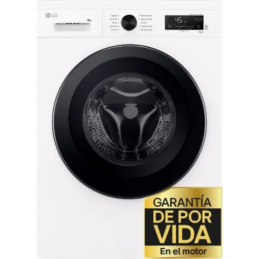 Lavadora 9 kg 1400 rpm F4X1009NWK LG Lavadora 9 kg 1400 rpm F4X1009NWK LG
