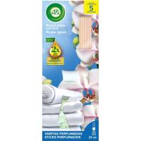 Ambientador varitas ropa limpia con flor AIRWICK, 1 ud