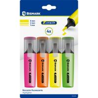 Marcador fluorescente Neon BISMARK, pack 4 uds Marcador fluorescente Neon BISMARK, pack 4 uds