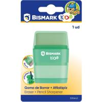Goma de borrar y sacapuntas doble, colores pastel ¿cuál te llegará? BISMARK Goma de borrar y sacapuntas doble, colores pastel ¿cuál te llegará? BISMARK