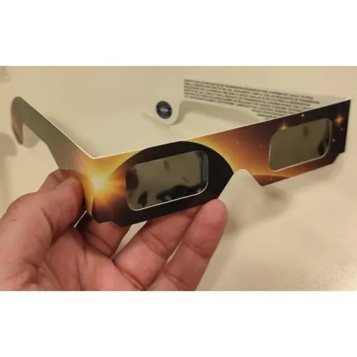 Gafas Eclipse Solar 2026 desechables con Certificación CE ISO 12312-2