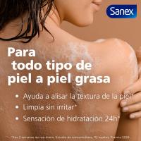Gel de ducha derma therapy piel grasa SANEX, bote 425 ml