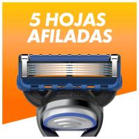 Cargador de máquina de afeitar GILLETTE  FUSION SPORT 5, 4 uds