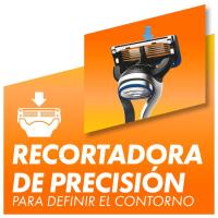 Cargador de máquina de afeitar GILLETTE  FUSION SPORT 5, 4 uds