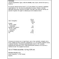 Cerveza sin filtrar EL AGUILA, pack botellín 6x20 cl