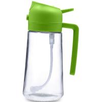 Aceitera de borosilicato, doble función pulverizador y vertedor KFK, 470 ml Aceitera de borosilicato, doble función pulverizador y vertedor KFK, 470 ml